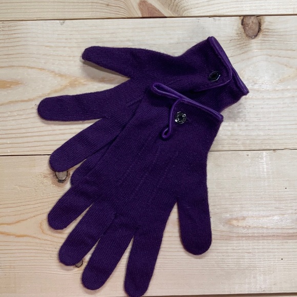 Hermes vintage 100% cashmere gloves xl